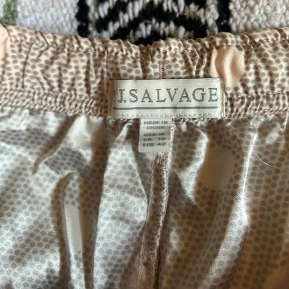 PJ Salvage Cream Polka Dot Pajama Set - Picture 10 of 13